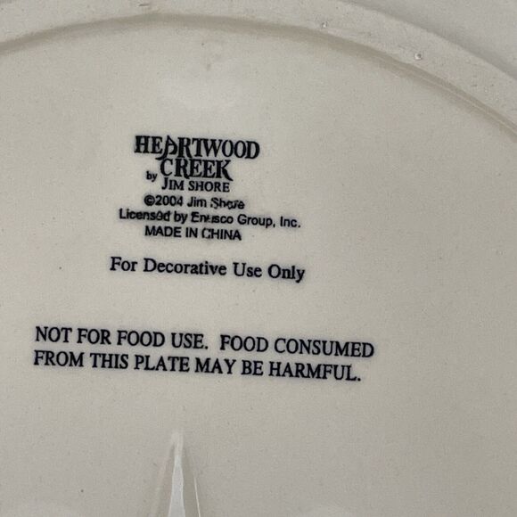 Jim Shore Heartwood Creek Fall ANGEL Collector Plate Country Farmhouse Decor - Picture 7 of 8